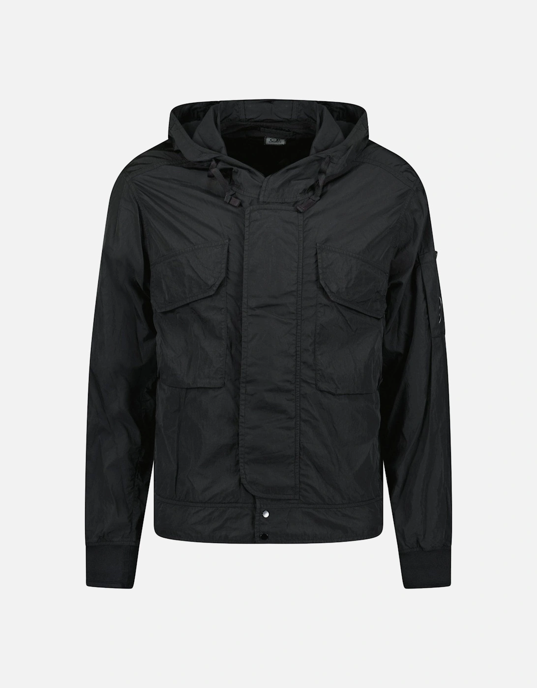 Black Chrome-R Hooded Lens Jacket, 4 of 3