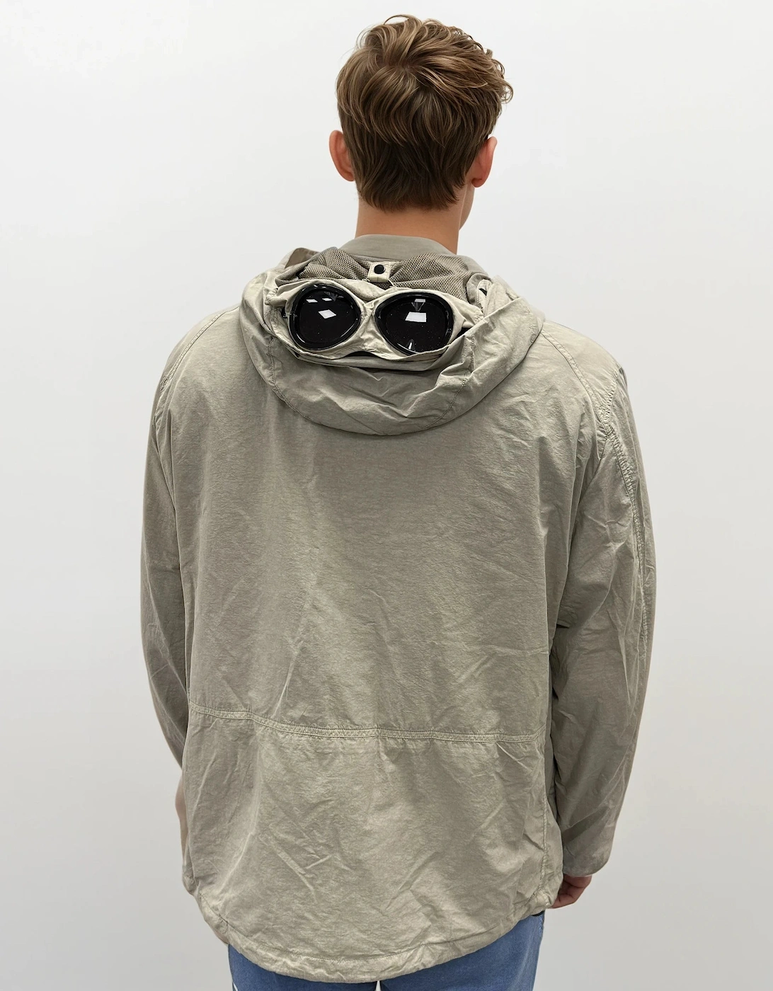 Vintage Khaki Flatt Nylon Goggle Jacket