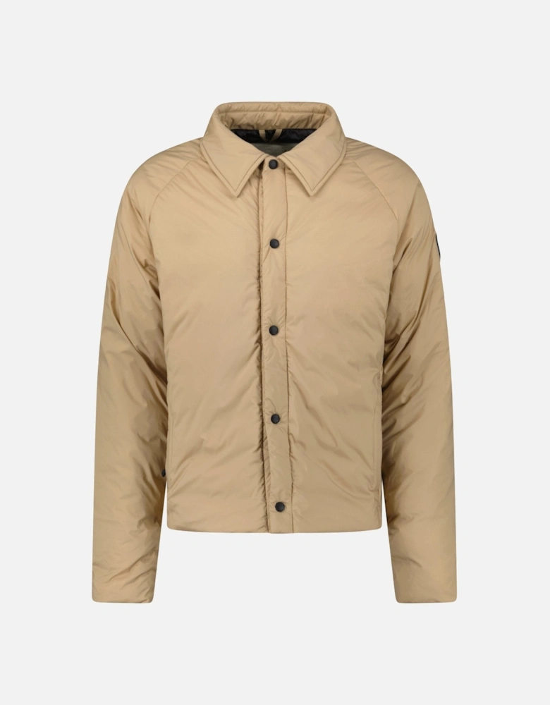 Nylon Lodge Coach Jacket in Desert Sand