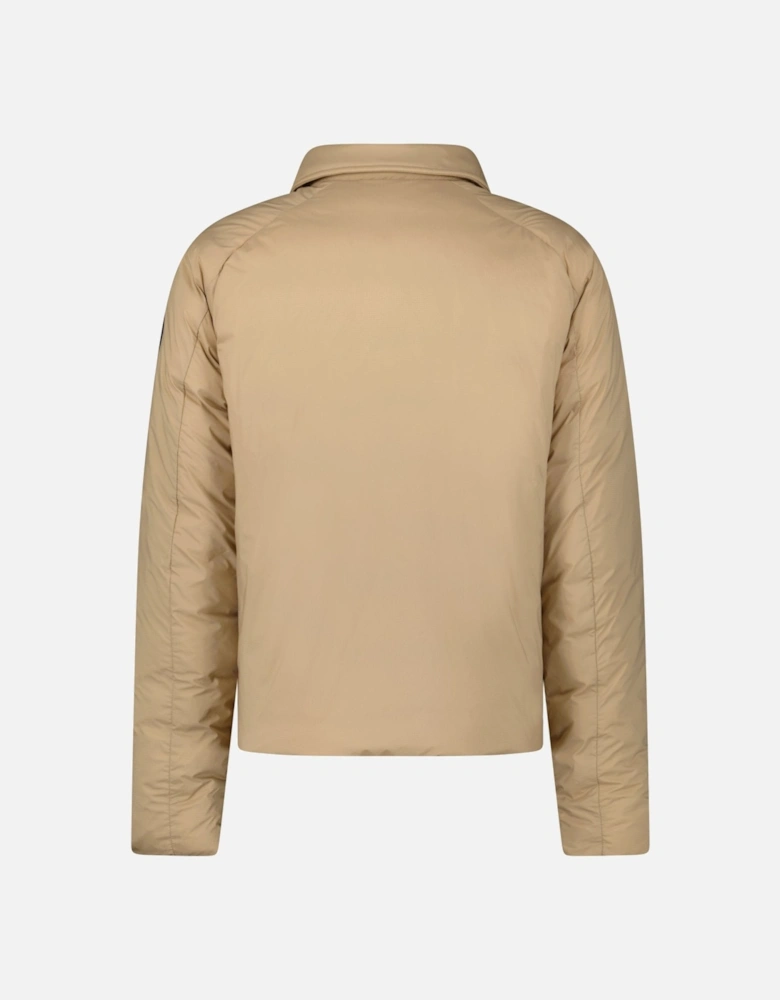 Nylon Lodge Coach Jacket in Desert Sand