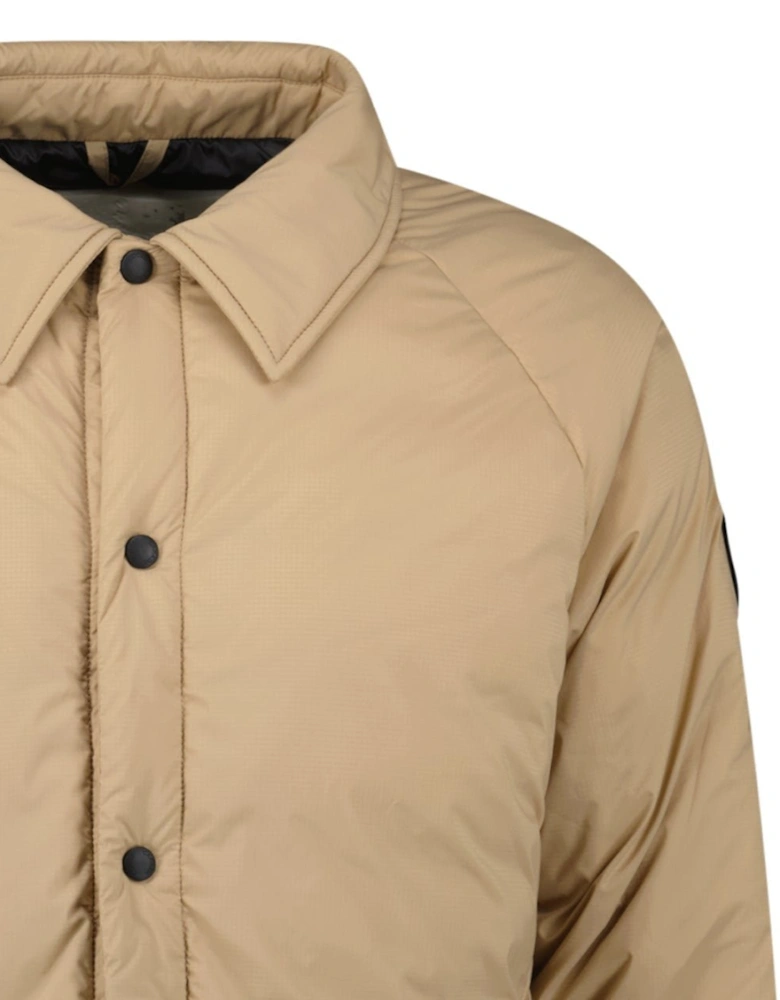 Nylon Lodge Coach Jacket in Desert Sand
