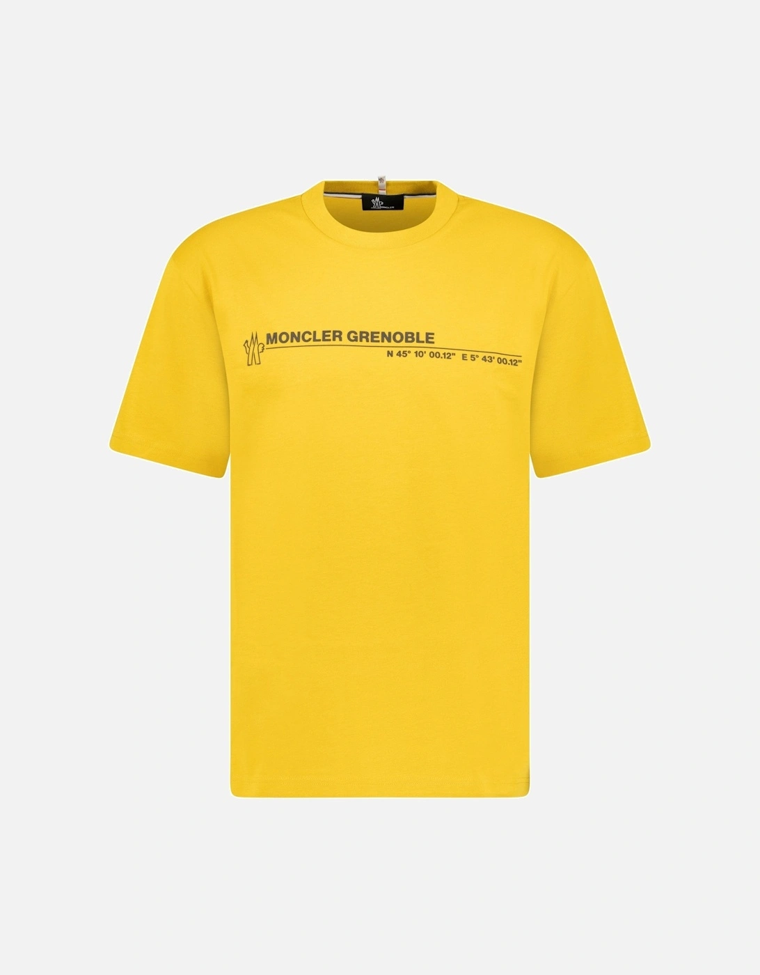 Grenoble Logo Cotton Jersey T-Shirt in Yellow, 5 of 4