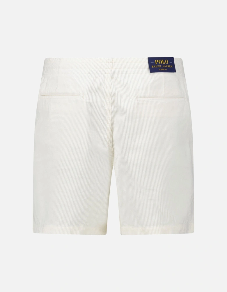 Prepster Corduroy Shorts in White