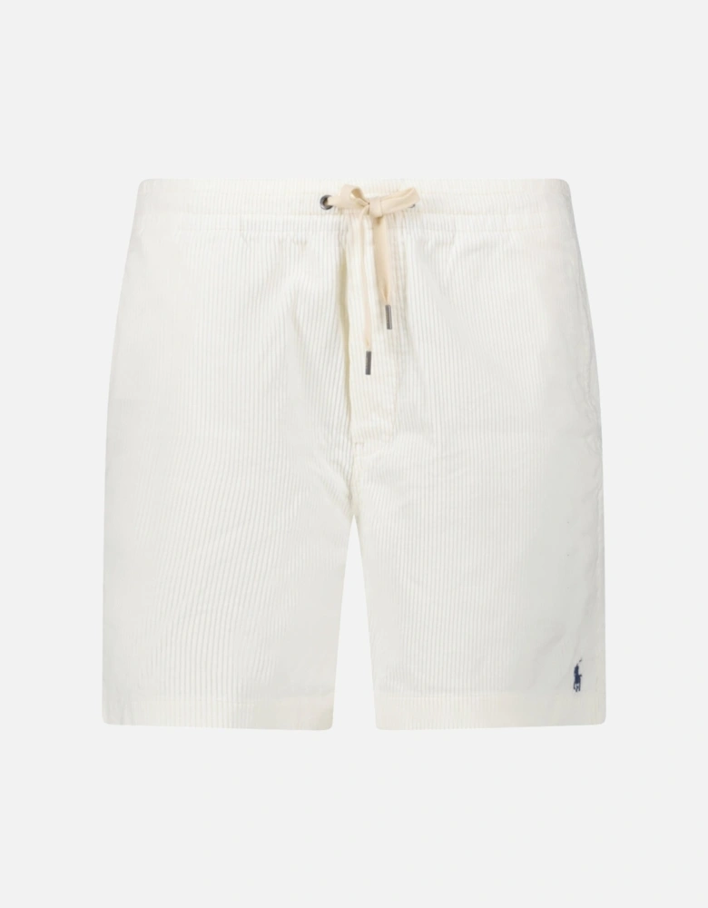 Prepster Corduroy Shorts in White