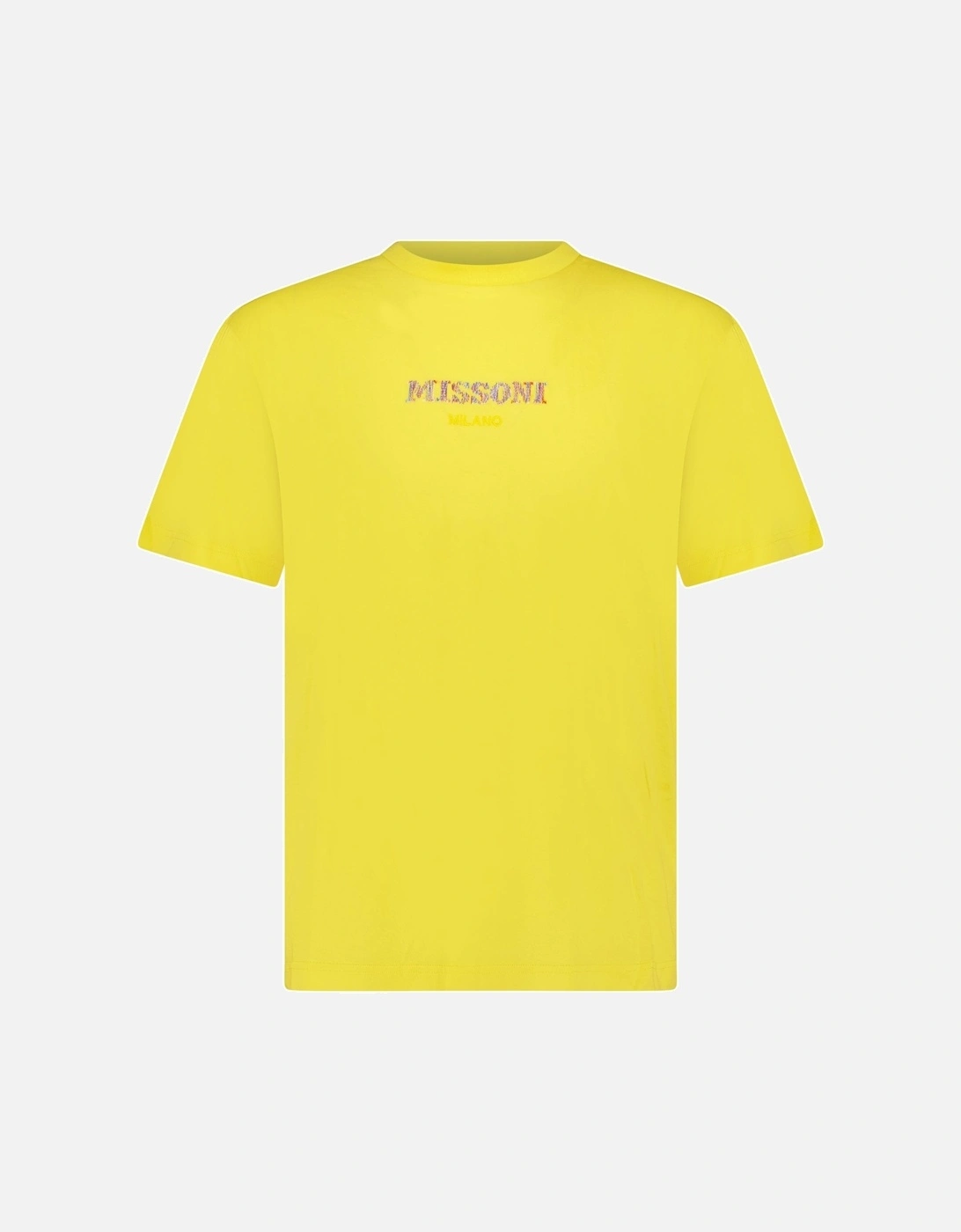 Colour Embroidery Logo T-Shirt Yellow, 3 of 2