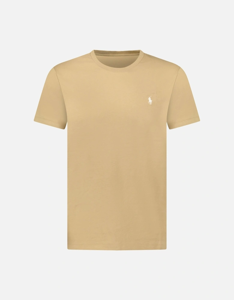 Custom Slim Fit T-Shirt in Beige