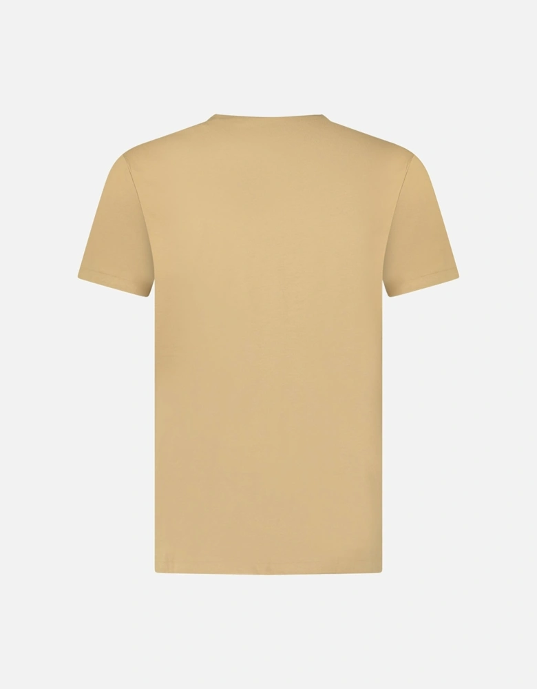 Custom Slim Fit T-Shirt in Beige