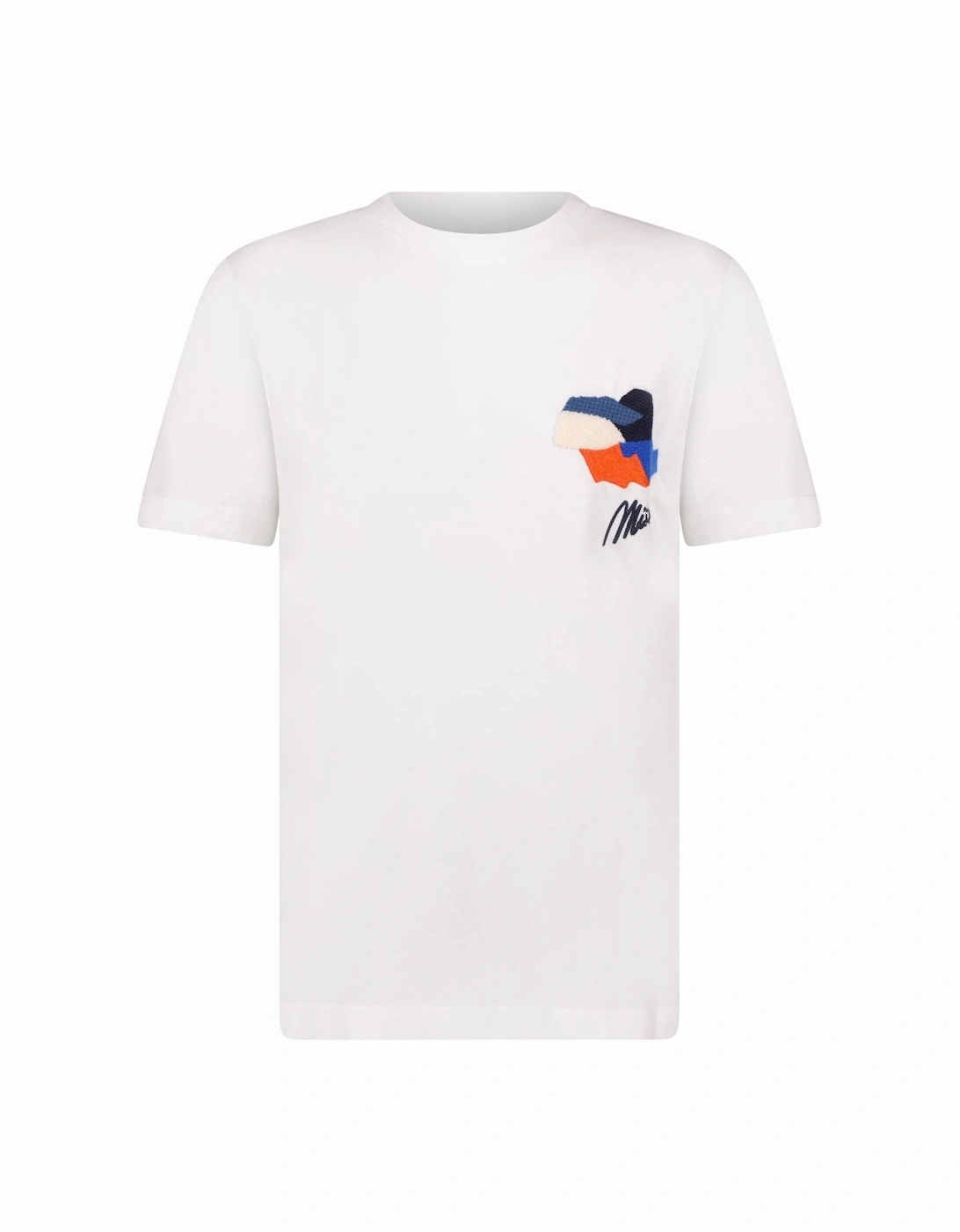Colour Embroidery Logo T-Shirt White, 3 of 2
