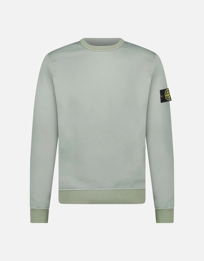 Light Cotton Compass Sweatshirt Green