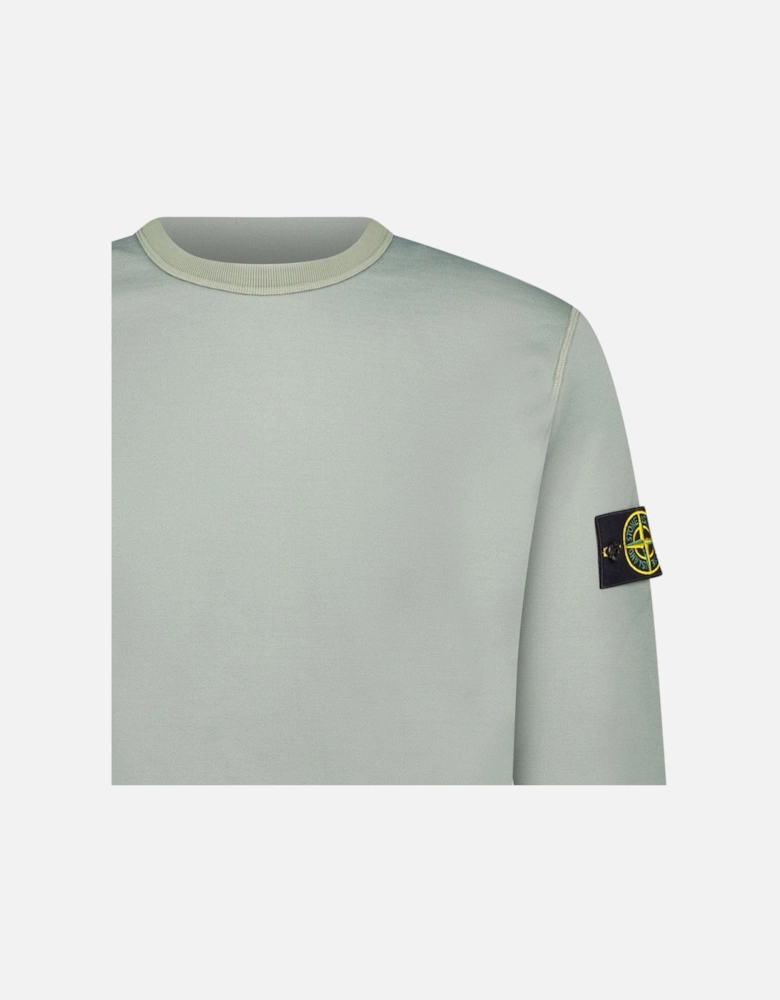 Light Cotton Compass Sweatshirt Green