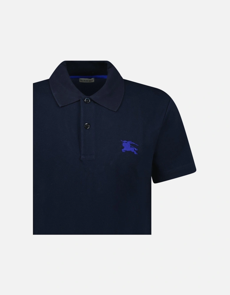 Burberry EKD Cotton Polo Shirt in Navy