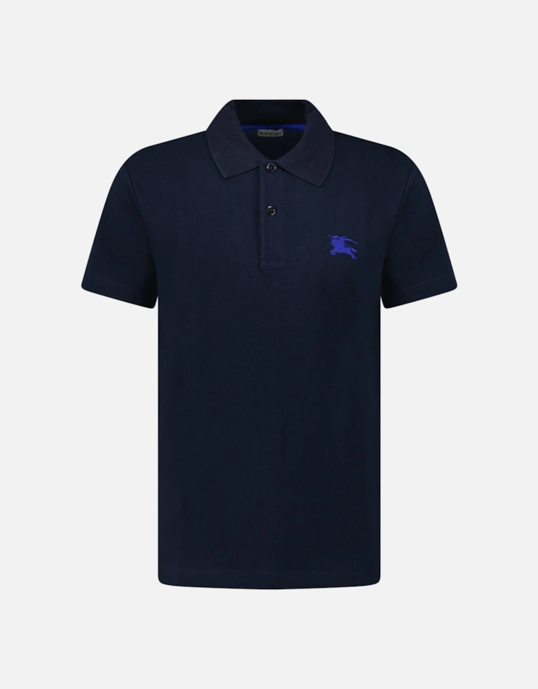 Burberry EKD Cotton Polo Shirt in Navy