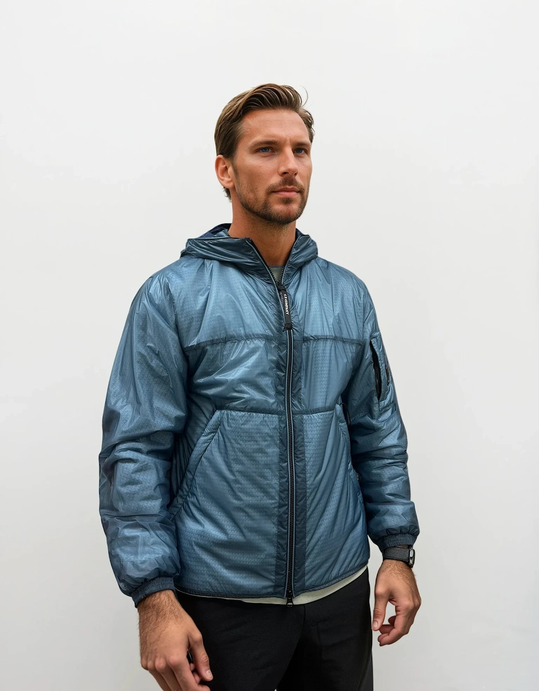 Nada Shell Jacket in Aegean Blue