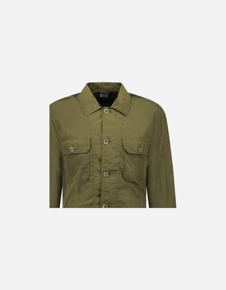 Chrome-R Button-Up Jacket Khaki