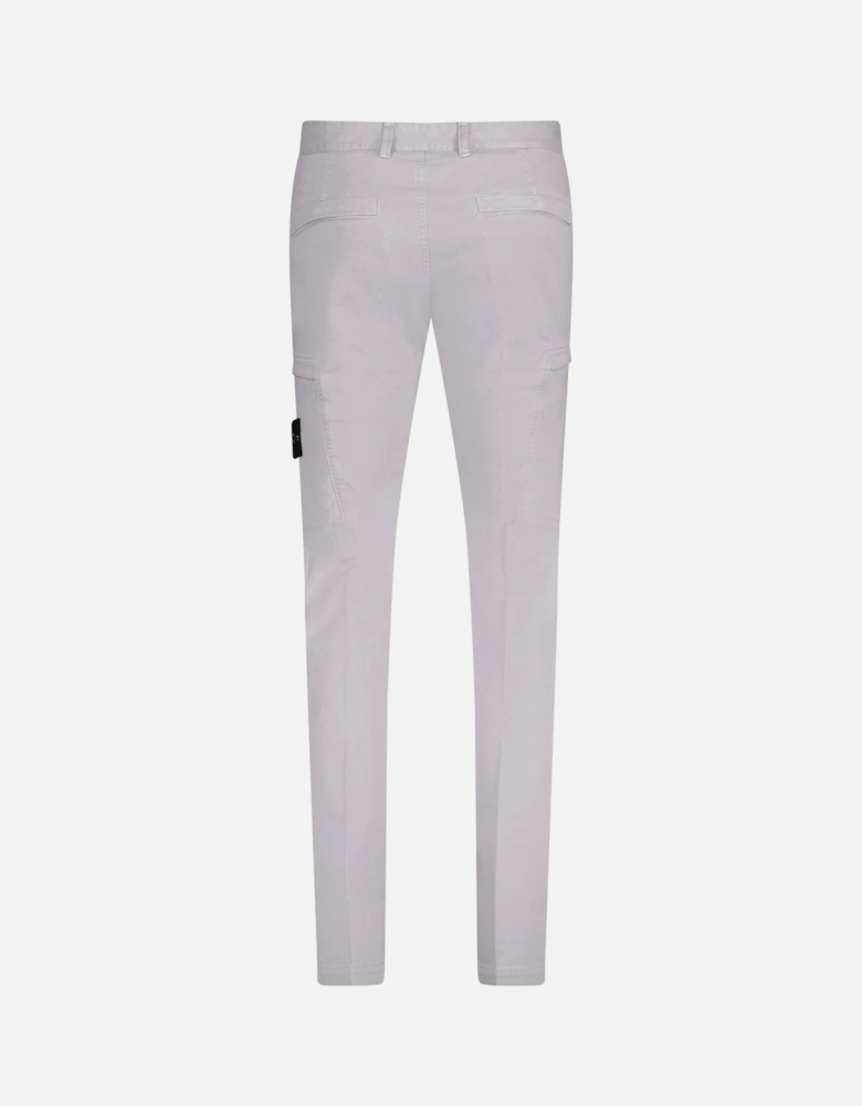 Badge Cargo Trousers Grey