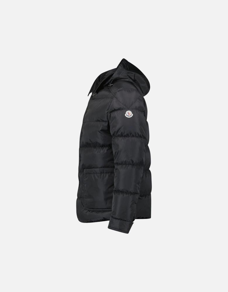 'Ciareido' Detachable Hood Jacket Black