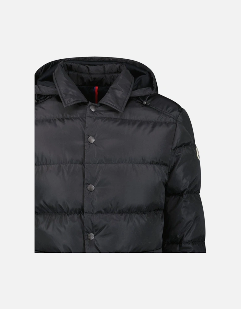 'Ciareido' Detachable Hood Jacket Black