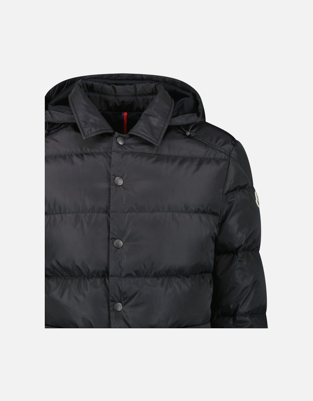 'Ciareido' Detachable Hood Jacket Black