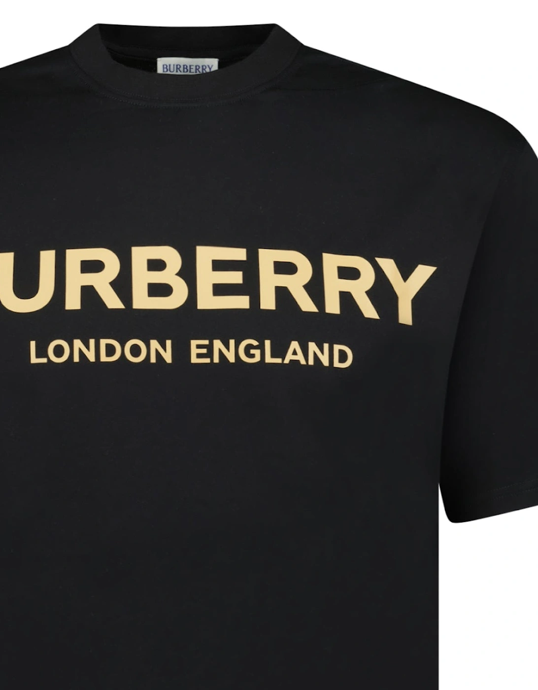 'Ellison' Logo Print T-Shirt Black