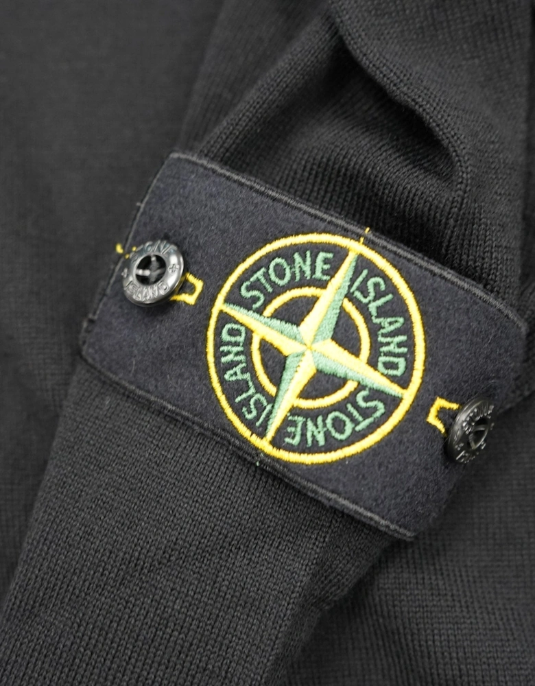 Wool Polo-Shirt Black