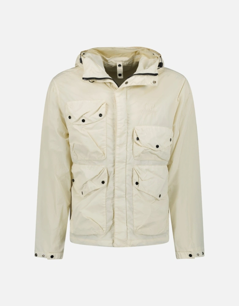 Pistachio Shell Flatt Nylon Goggle Jacket