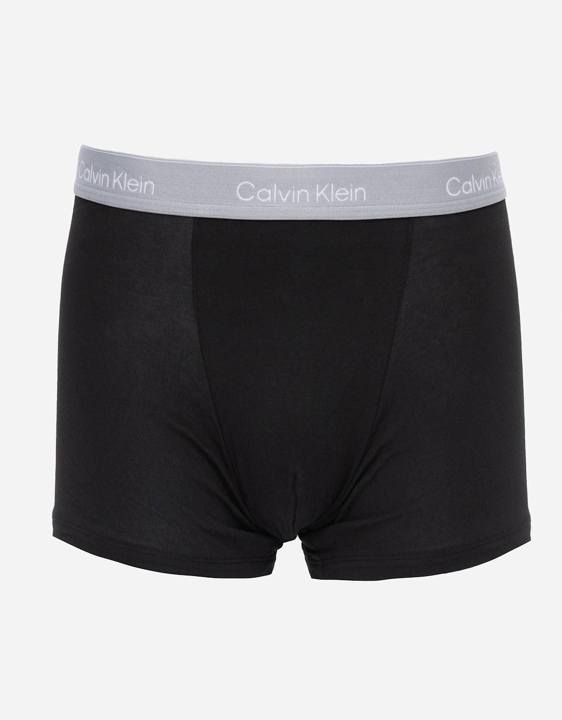 3 Pack Icon Cotton Stretch Mens Relaxed Fit Trunks - Black w/ Adrenaline Rush WB/Black w