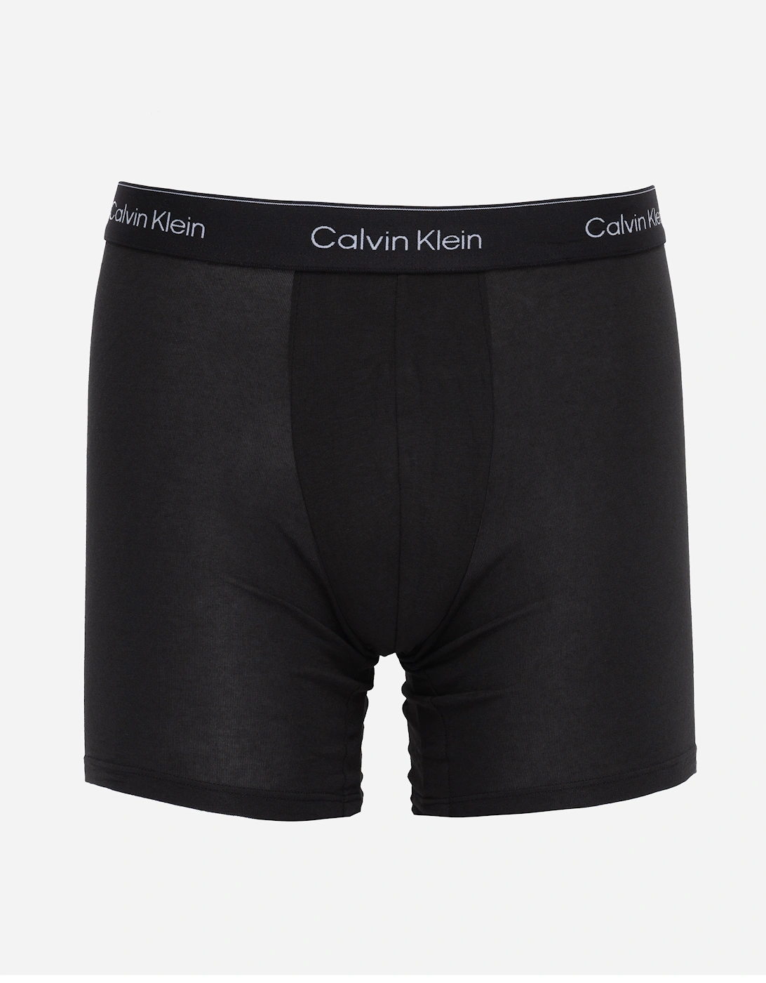 3 Pack Icon Cotton Stretch Mens Boxer Briefs - Black w/ Chalk Logo/Black w/ Currie