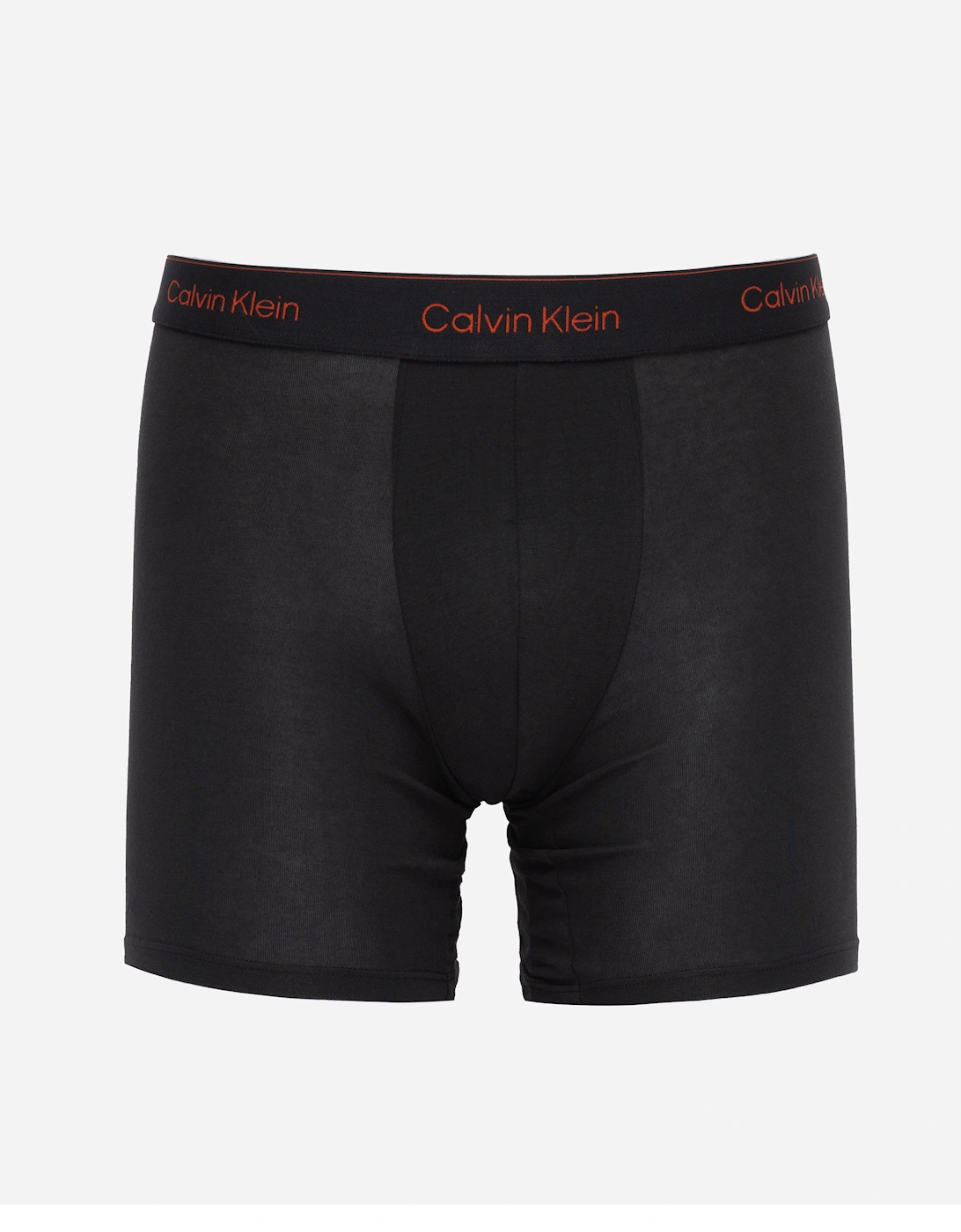 3 Pack Icon Cotton Stretch Mens Boxer Briefs - Black w/ Chalk Logo/Black w/ Currie