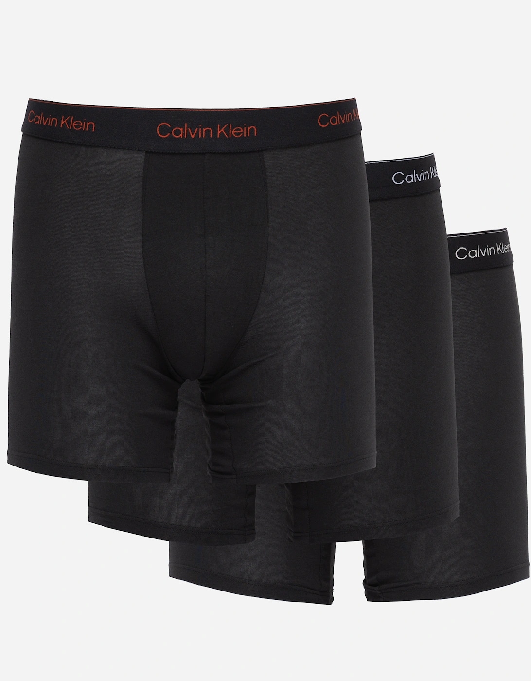 3 Pack Icon Cotton Stretch Mens Boxer Briefs - Black w/ Chalk Logo/Black w/ Currie, 5 of 4