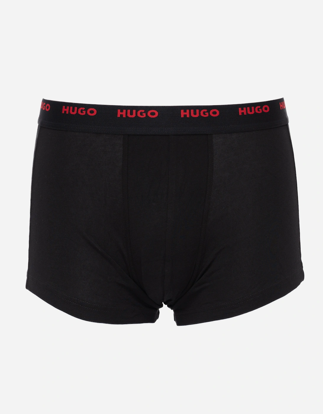 HUGO 5-Pack Mens Stretch-Cotton Trunks with Logo Waistbands - Open Miscellaneous 963