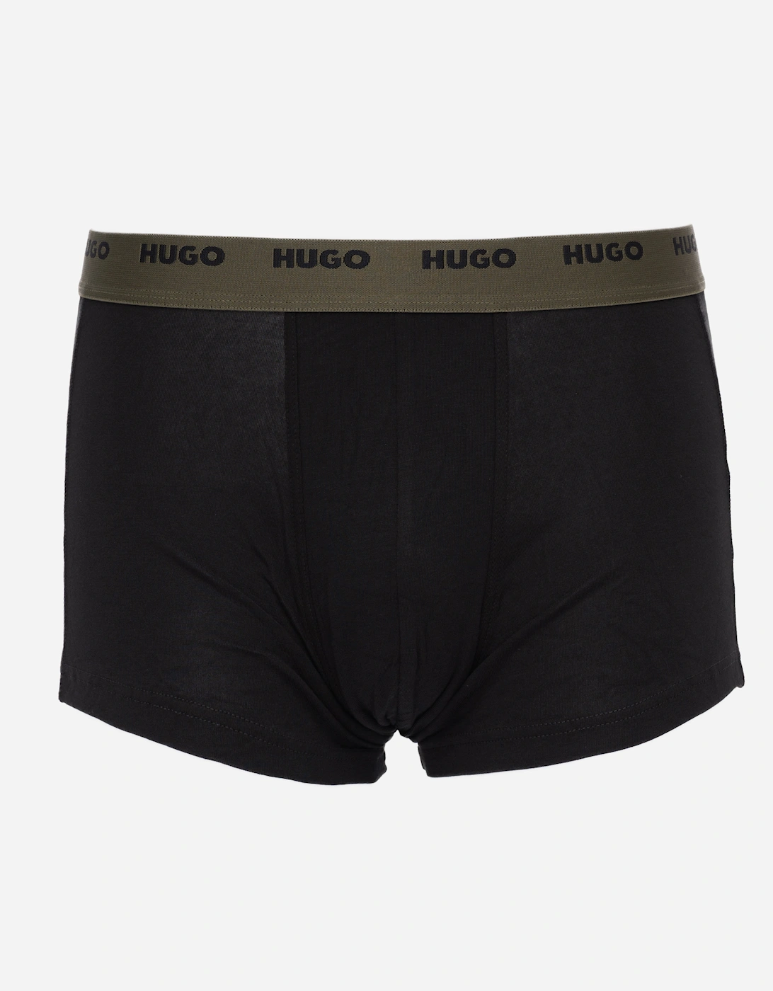 HUGO 5-Pack Mens Stretch-Cotton Trunks with Logo Waistbands - Open Miscellaneous 963