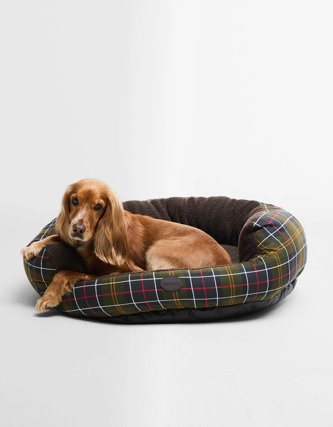 Dog Snuggle Bed 35" - Classic Tartan, 7 of 6