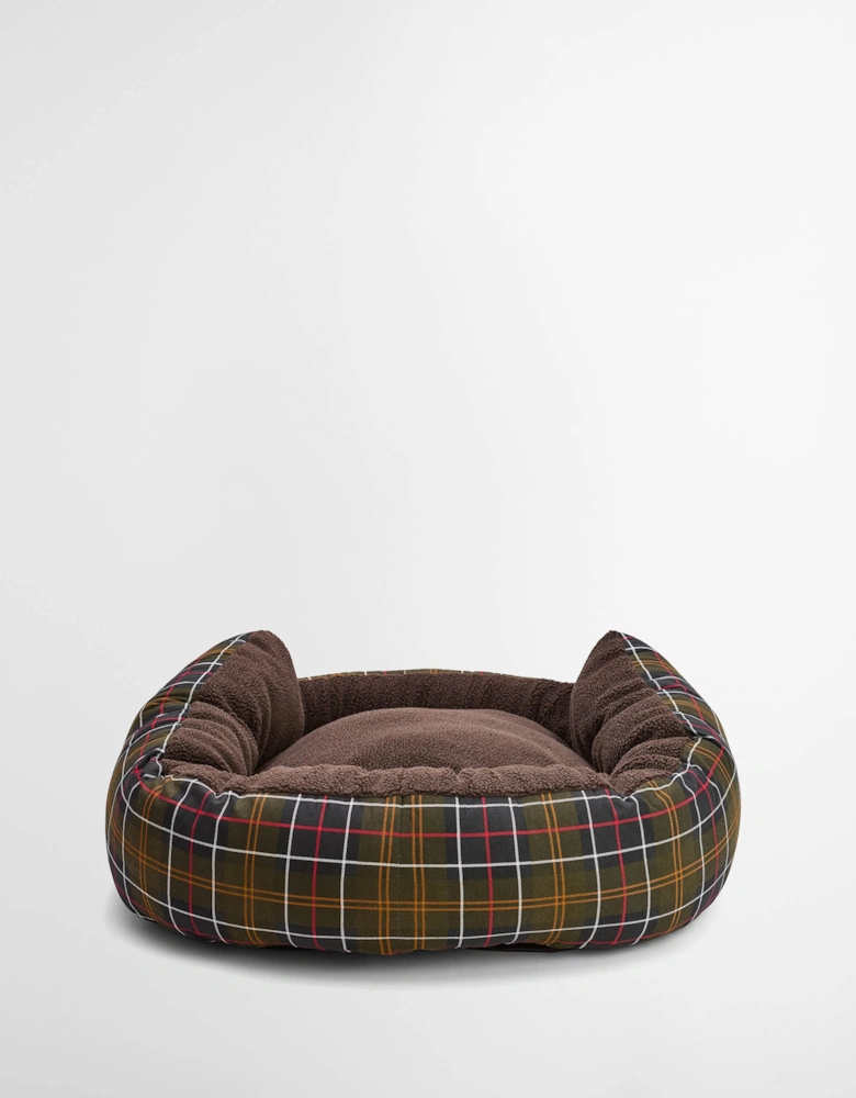 Dog Snuggle Bed 35" - Classic Tartan