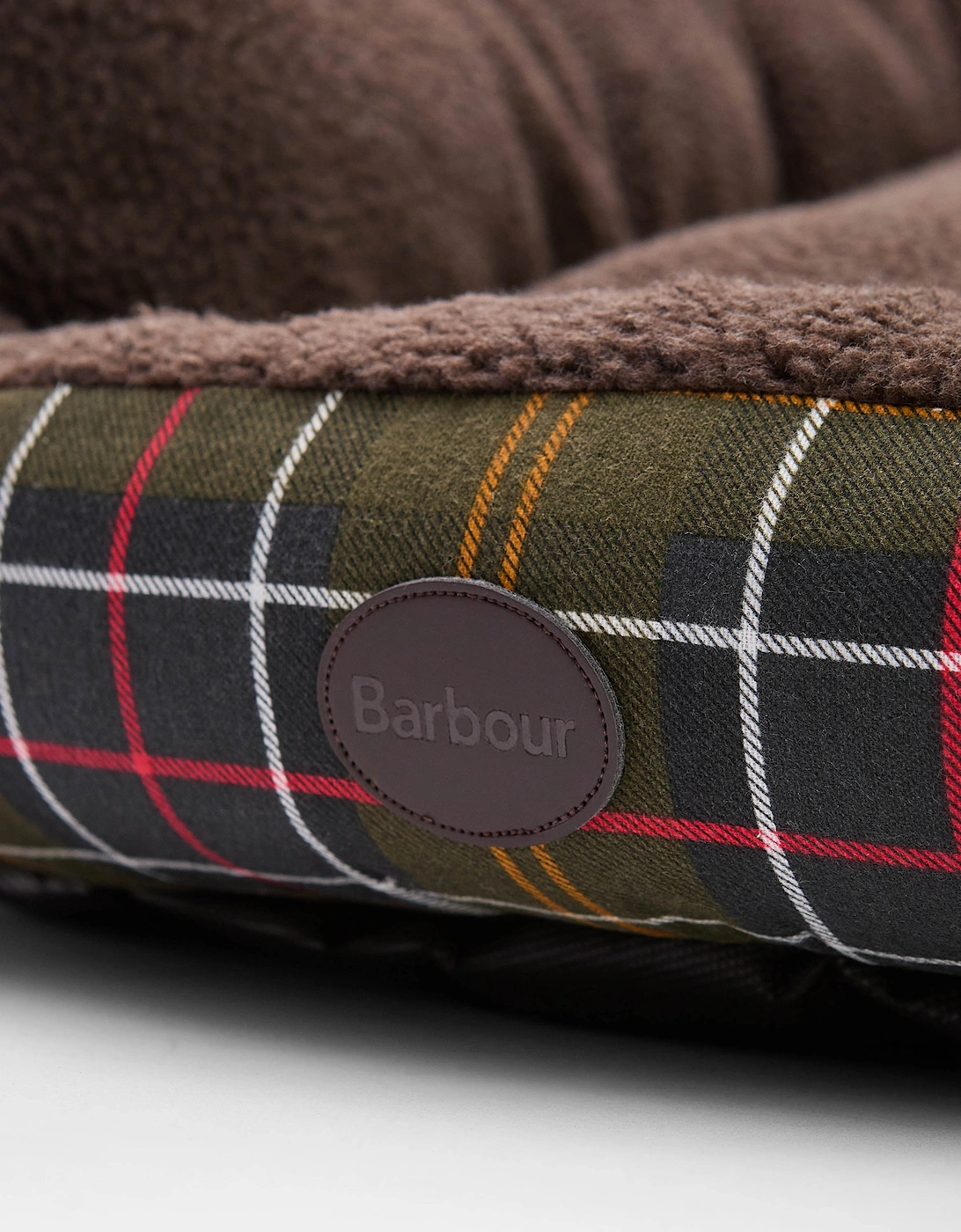 Dog Snuggle Bed 35" - Classic Tartan