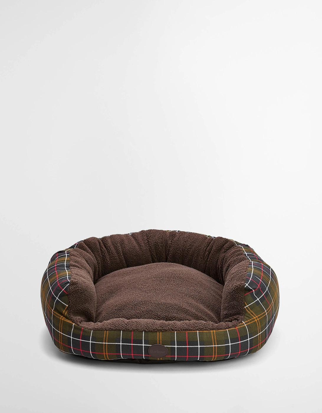 Dog Snuggle Bed 35" - Classic Tartan