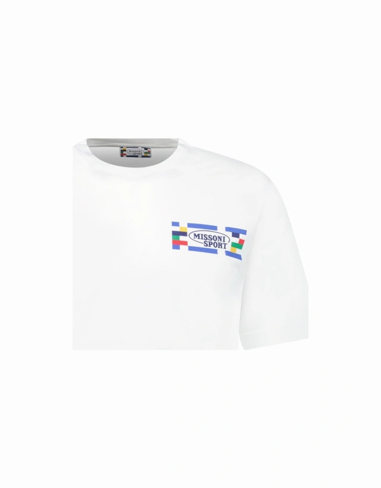 Sport Logo Crewneck T-Shirt White