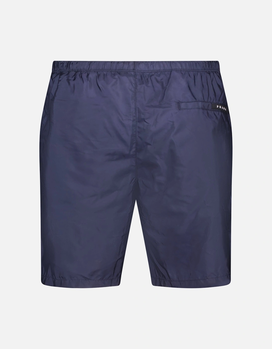 Black Rubber Logo Swim Shorts Navy, 4 of 3