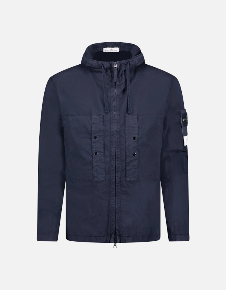 Supima Cotton Twill Stretch Hooded Jacket