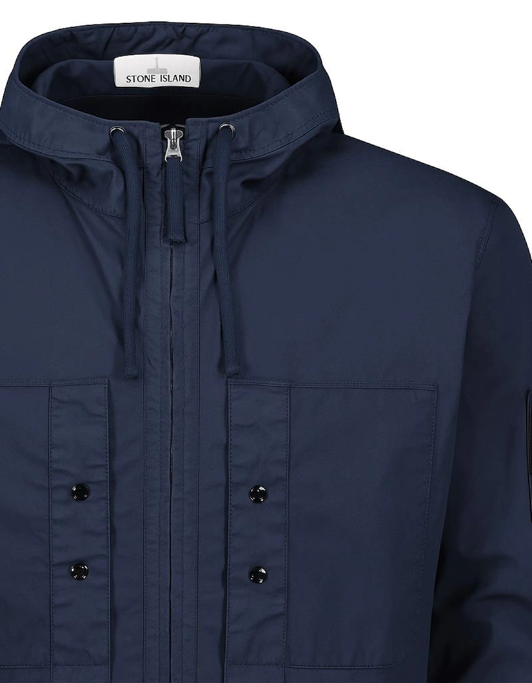 Supima Cotton Twill Stretch Hooded Jacket