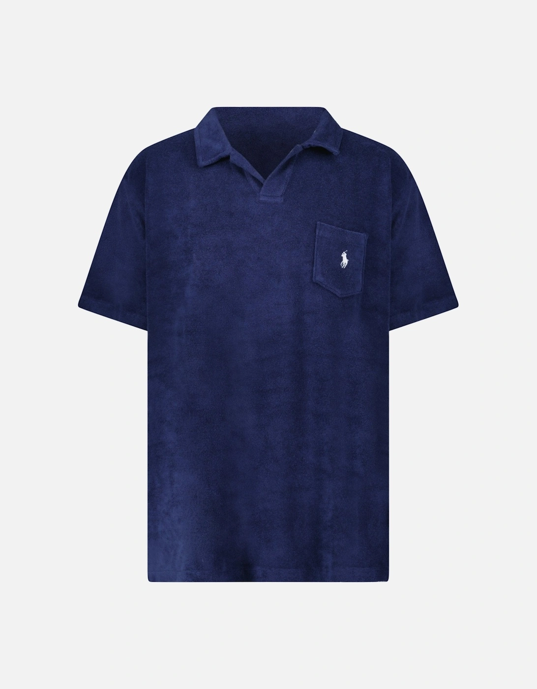 Short Sleeve Polo Shirt in Navy, 4 of 3