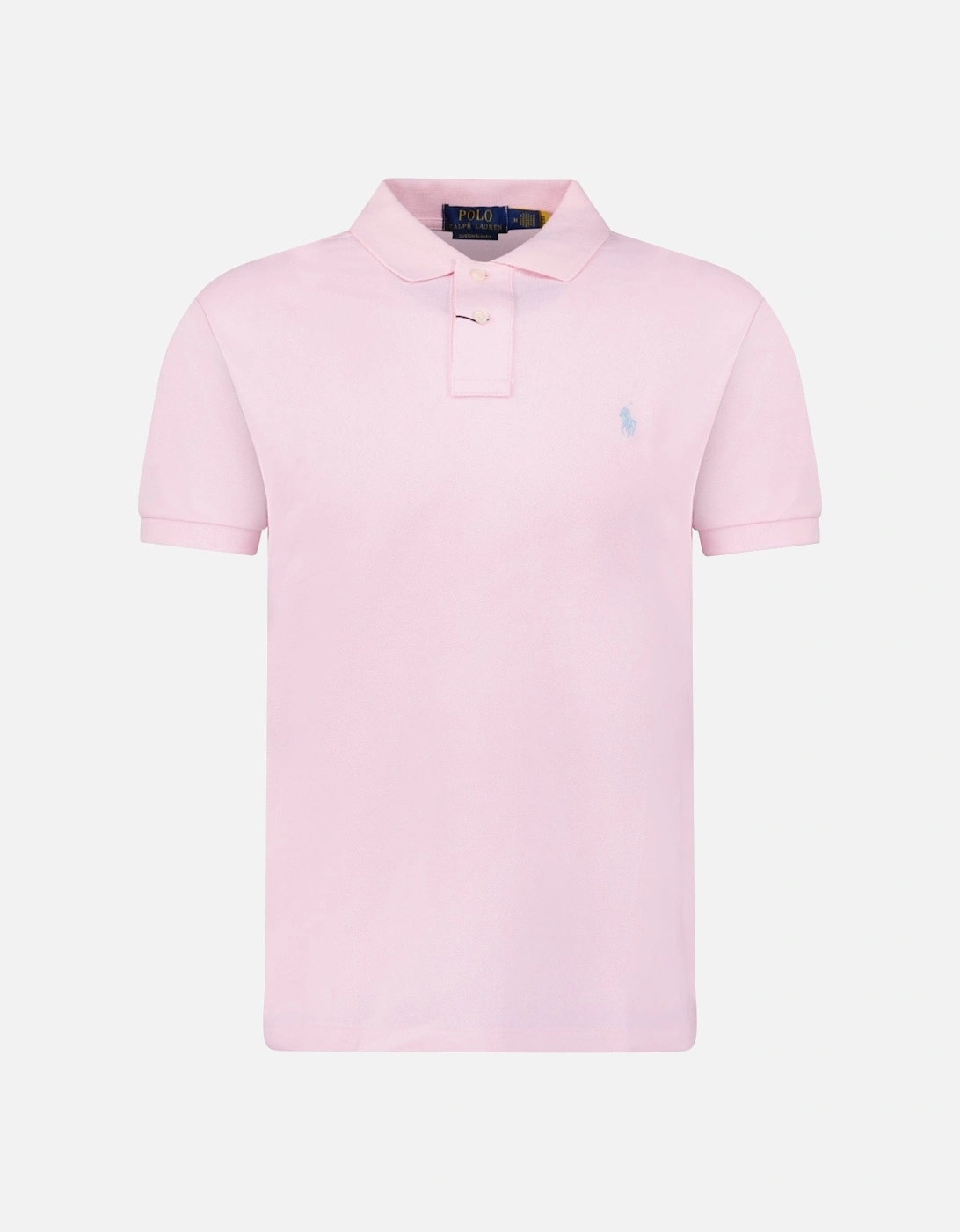Cotton Custom Slim Fit Polo Shirt in Pink, 4 of 3