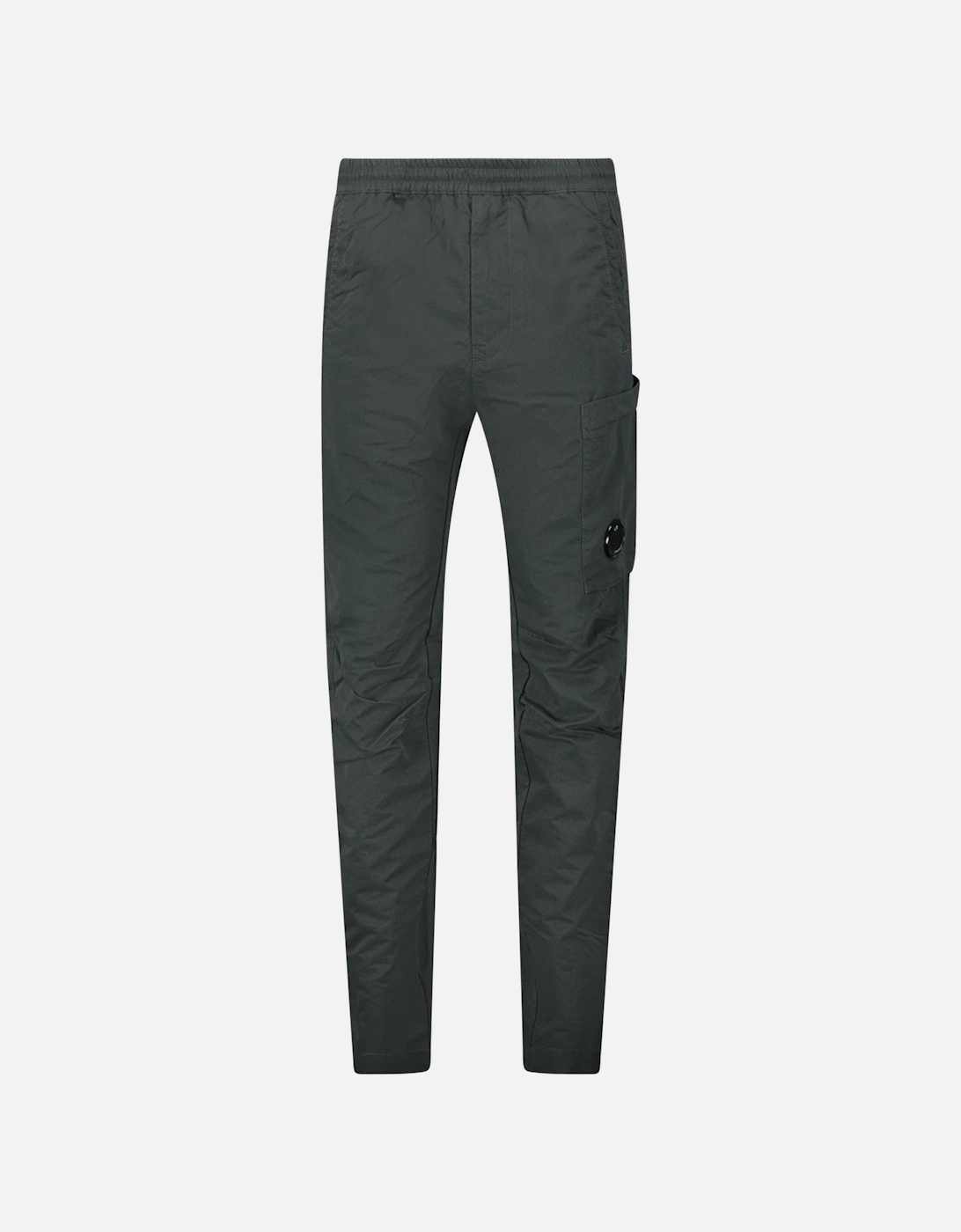 Diagonal Flatt Nylon Regular Cargo Pants in Grey, 6 of 5