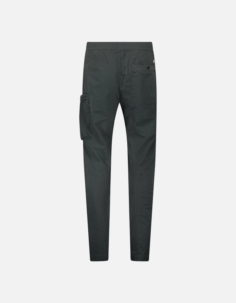 Diagonal Flatt Nylon Regular Cargo Pants in Grey