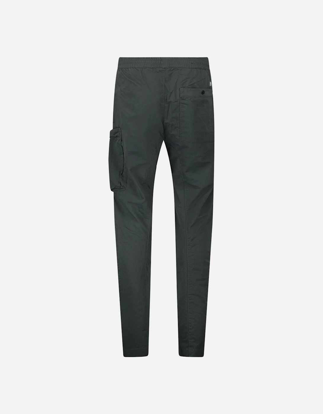 Diagonal Flatt Nylon Regular Cargo Pants in Grey