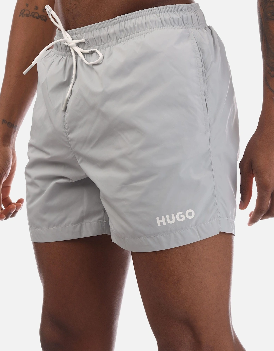 Haiti Contrast Logo Swim Shorts