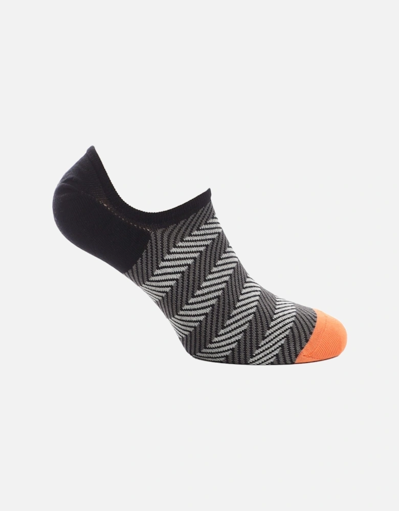 Dressed Multi Stripe No Show Socks