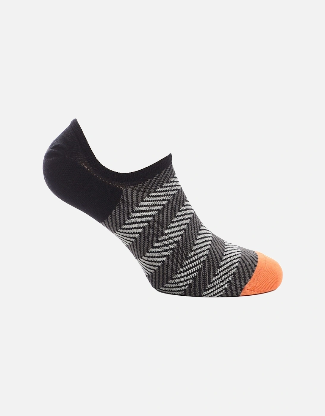 Dressed Multi Stripe No Show Socks