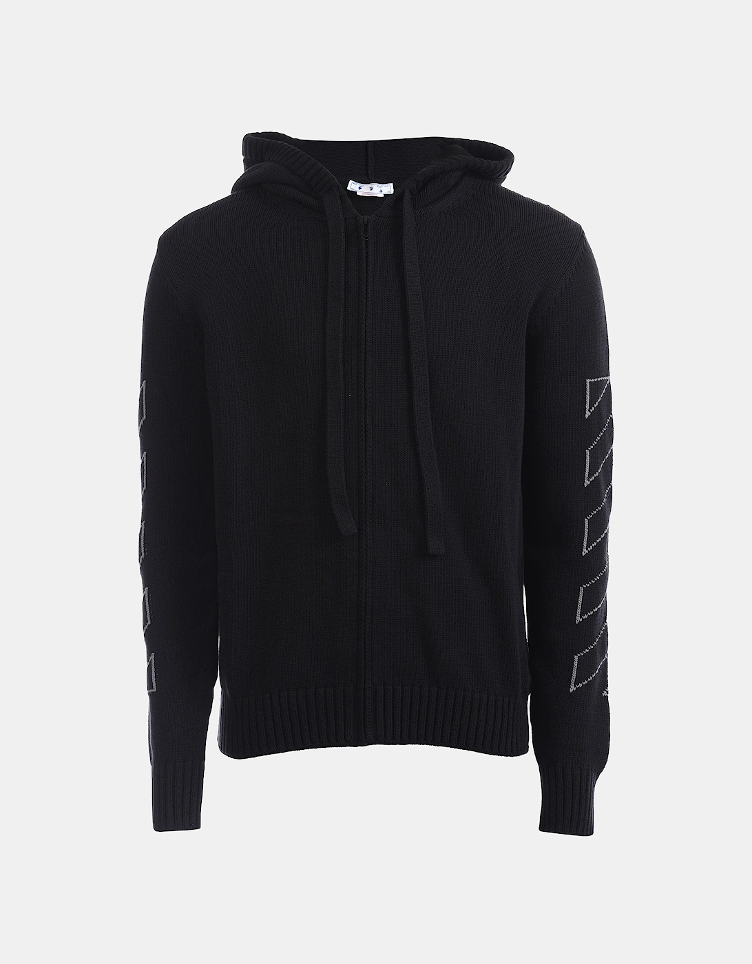 Diagonal Outline Zip Hoodie, 3 of 2