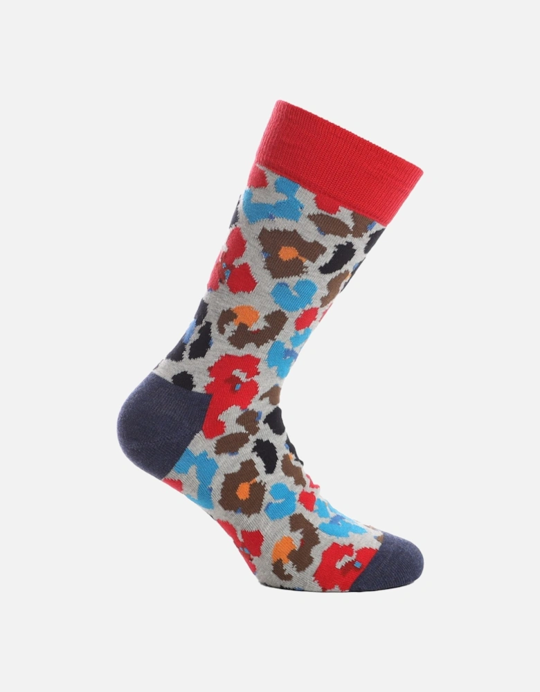 Multi Leopard Socks