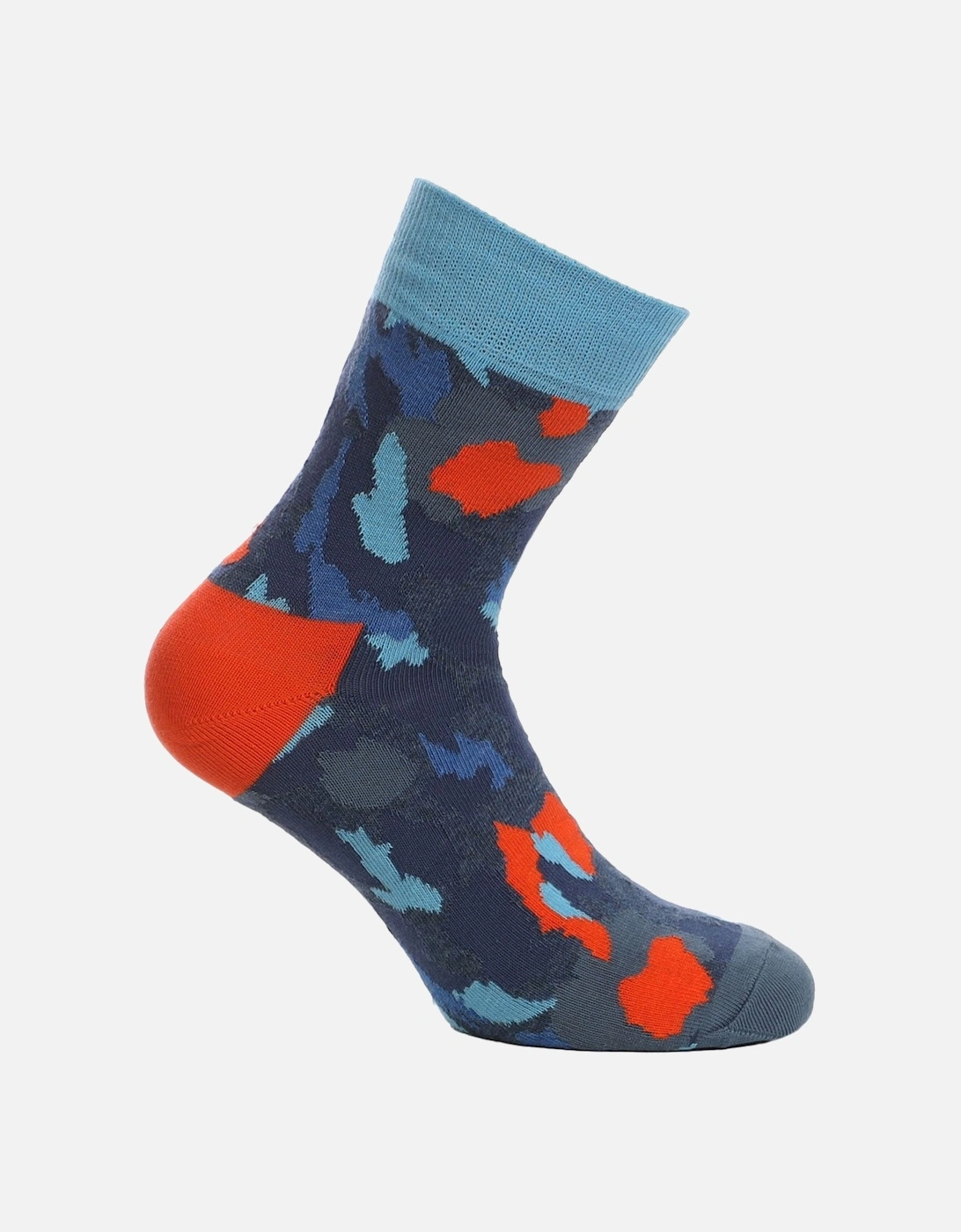 Leopard Half Crew Socks